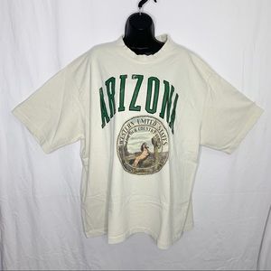 Jaded London Arizona Oversized Ecru Tee 